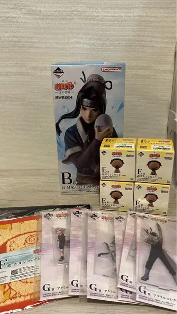제일복권 NARUTO 파의 나라편 B상 하쿠 외 하위상 세트