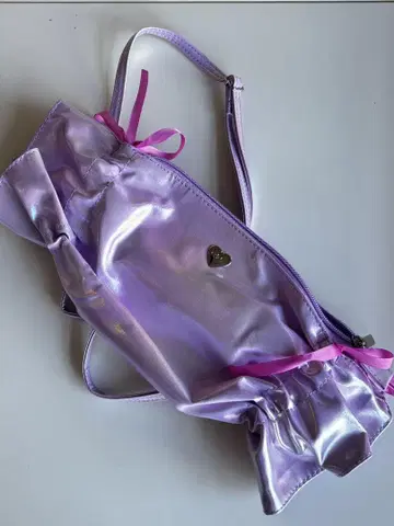 퍼플 백 캔디 파우치 시나코