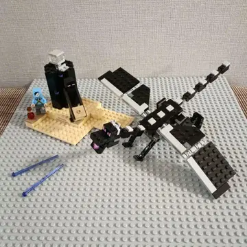 정품 LEGO Minecraft 21151 마지막 전투 엔더 드래곤
