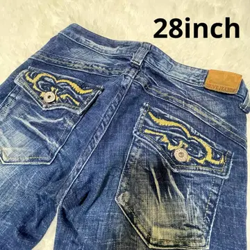 DRIVE JEANS 데님 부츠컷 자수 y2k 00s 28인치