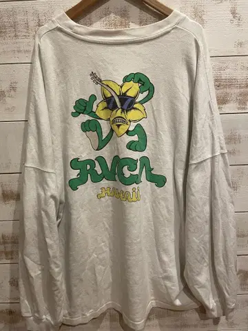 RVCA 루카 긴팔 티셔츠 XL 사이즈 Hawaii