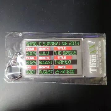 애니서머 2025 회장 한정판 티켓풍 키링 DAY1 아크릴 키링