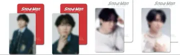 SnowMan POPUP 한국 미야타테 료타 포토 카드 A&B 각 1세트