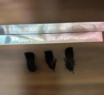 나니와단시 봉봉 보야주 낙하물 깃털 은색 테이프