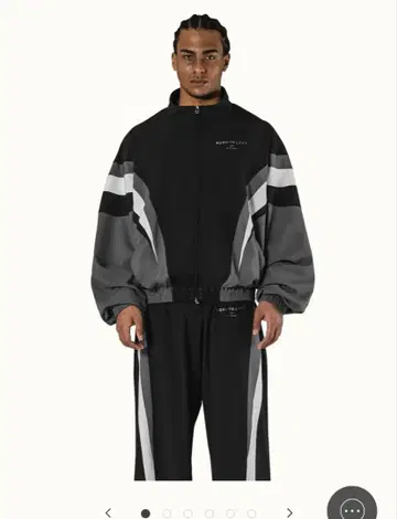 2LINE OVERSIZE TRACK JACKET V.2 S 사이즈