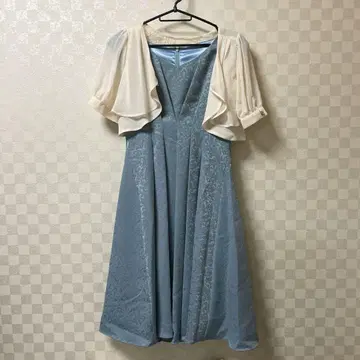 파티용 드레스 여성용 볼레로 세트 결혼식 스카이블루