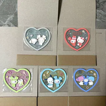 TWICE LOVELYS 산리오 클리어 러버 코스터 5점