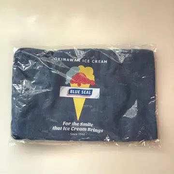오키나와 블루씰 데님 원단 토트백 미사용 새상품