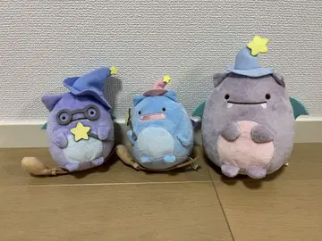 스미코구라시 파란 달밤의 마법의 아이 봉제 인형 3체 세트
