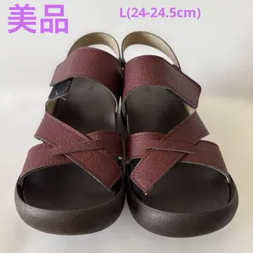 새상품급 Re:getA 리게타 크로스 벨트 웨지 샌들 웨지솔 L