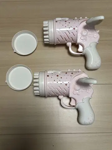 핑크 버블건 2개 세트