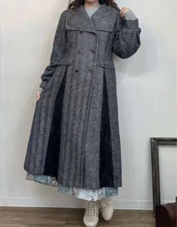 [ 중고품 ] axes femme 세일러 카라 클래시컬 코트 M