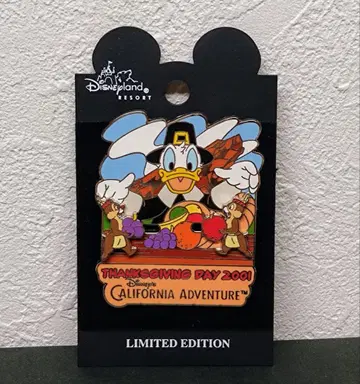 레어! 레트로 DCA 2001년 추수감사절 도날드 칩 & 데일