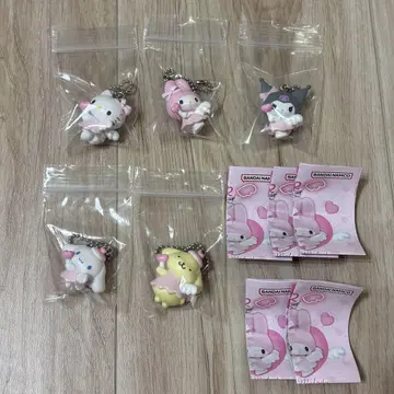 [ 미사용 새상품 ] 가챠가챠 산리오 꿈꾸는 엔젤스윙 핑크 컴프