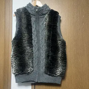 00s comme ca ism 리버서블 퍼 자켓 y2k