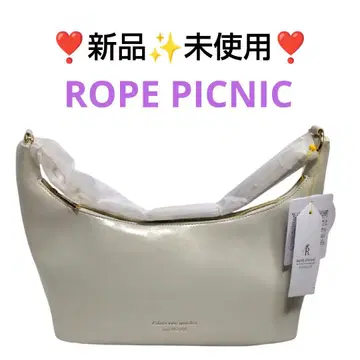 새상품 ROPE PICNIC 핸드백 바닥 있음 여성용 경량
