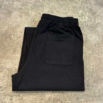 새상품 로스앤젤레스 어패럴 8.5oz 헤비 와이드 스웨트 팬츠 블랙 M