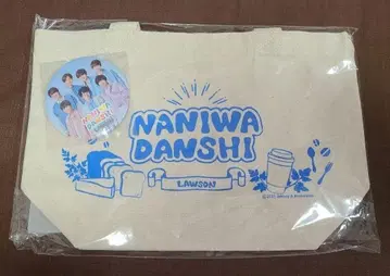 [ 미사용 새상품 ] 나니와단시 로손 런치 토트백 캔뱃지