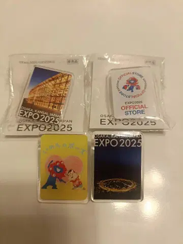 EXPO 2025 오사카 만국박람회 핀 배지 세트