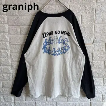 그라니프 graniph 11마리 고양이 긴팔 티셔츠 래글런 슬리브