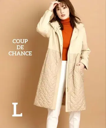 시착만 한 상품 COUP DE CHANCE 퀼팅 코트 L