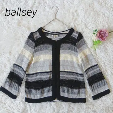 Ballsey 투모로우랜드 보더 노카라 가디건 M 겉옷