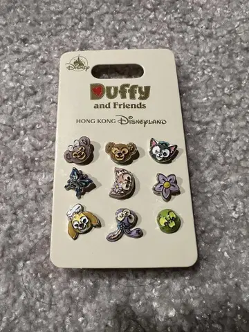 택 포함 새상품 더피 프렌즈 귀걸이 홍콩 디즈니 리나벨