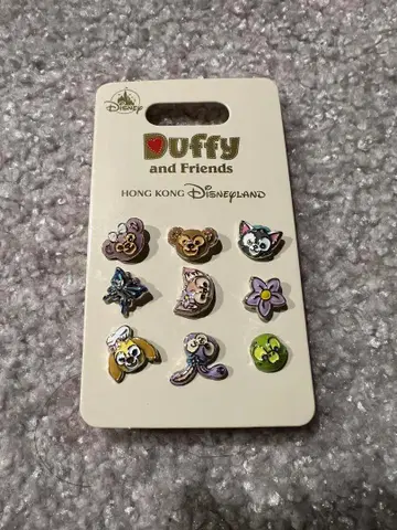 택 포함 새상품 더피 프렌즈 귀걸이 홍콩 디즈니 리나벨