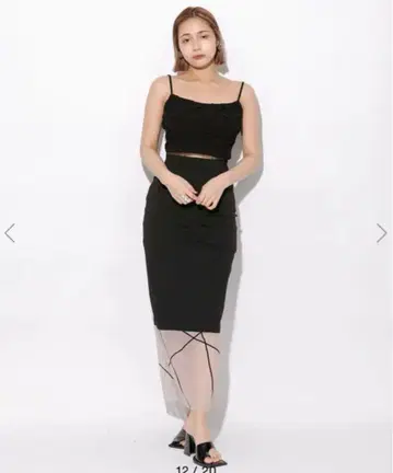 melt the lady 멜트레이디 라이너 메쉬 스커트