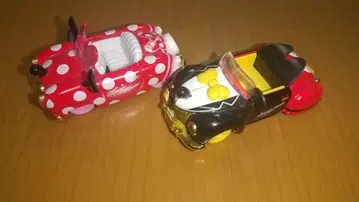 미니 마우스와 미키마우스 미니카 세트 박스 없음