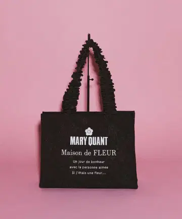 MARY QUANT 프릴 스퀘어 토트 M 백