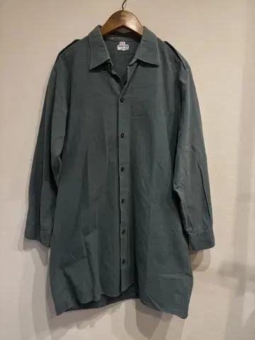 유로 빈티지 50s 60s 스위스 군 셔츠