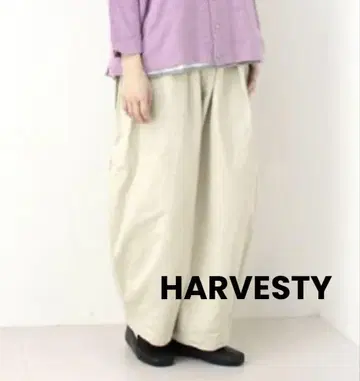 HARVESTY 버베스티 치노크로스 서커스 팬츠 와이드 팬츠