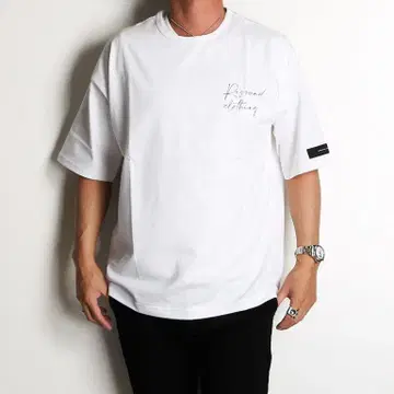 BD 아이콘 LOOSE TEE - WHITE / 오버 사이즈 아이콘