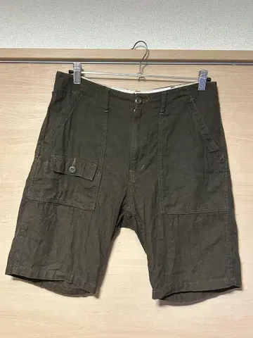 [ Johnbull ] 카고 숏팬츠 올리브색 M 사이즈