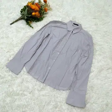 COMME CA ISM 셔츠 미색 무지 심플 프렌치 캐주얼