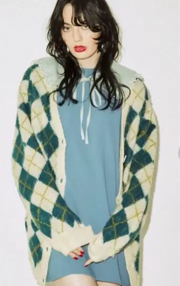 jouetieV 넥 가디건