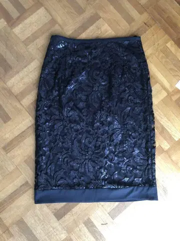 타다시 쇼지 TADASHI SHOJI 스팽글 레이스 스커트
