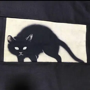 어른용 헤코비 반폭 오비 검은 고양이 감 모리타 슌소