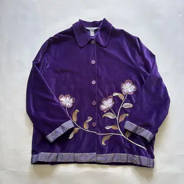 00's Velvet embroidered jacket