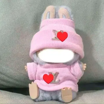 LABUBU LV 로고 옷 갈아입기 의류