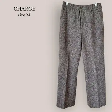 충전 CHARGE 새상품급 슬랙스 그레이 믹스 포멀 M