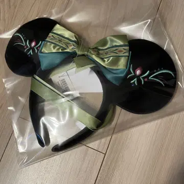 [택 포함] 디즈니 미니 눈의 여왕 안나 머리띠