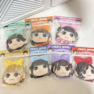 FRUITS ZIPPER 가마구치 카와누이 가마구치 케이스 컴프 세트