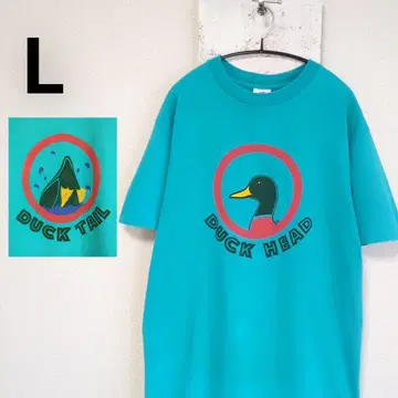 90s USA DUCK HEAD 덕헤드 T셔츠 블루 그린