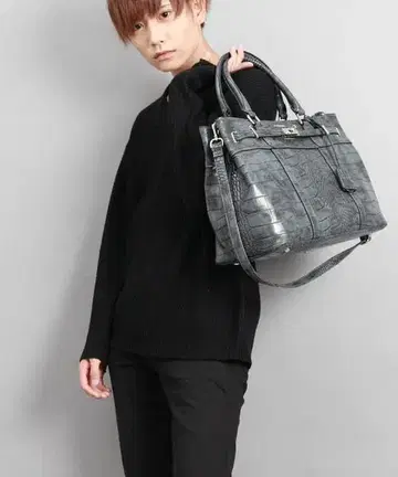 [ VANQUISH ] 크로코 벨트 토트 BAG ( TYPE A )