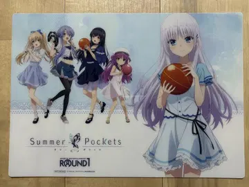 summer pockets 라운드 원 B4 플라스틱 매트 시로하 라우원
