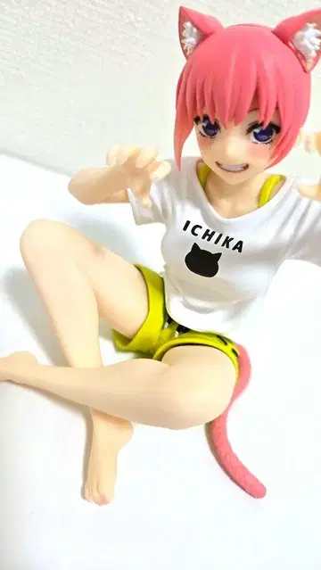 5등분의 신부 나카노 이치카 Desktop cute 피규어 고양이 귀