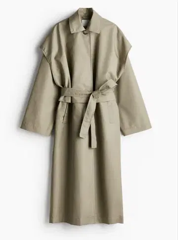 [ 미사용 ] H&M 맥시 트렌치코트