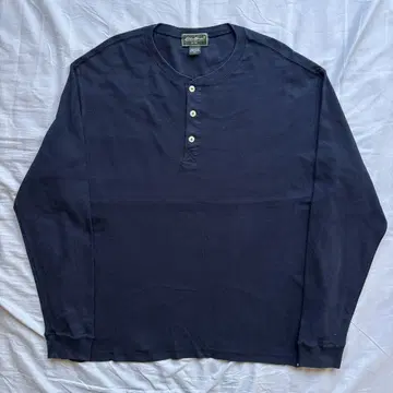 [ 00s ] Eddie Bauer 헨리넥 롱T 네이비 90s